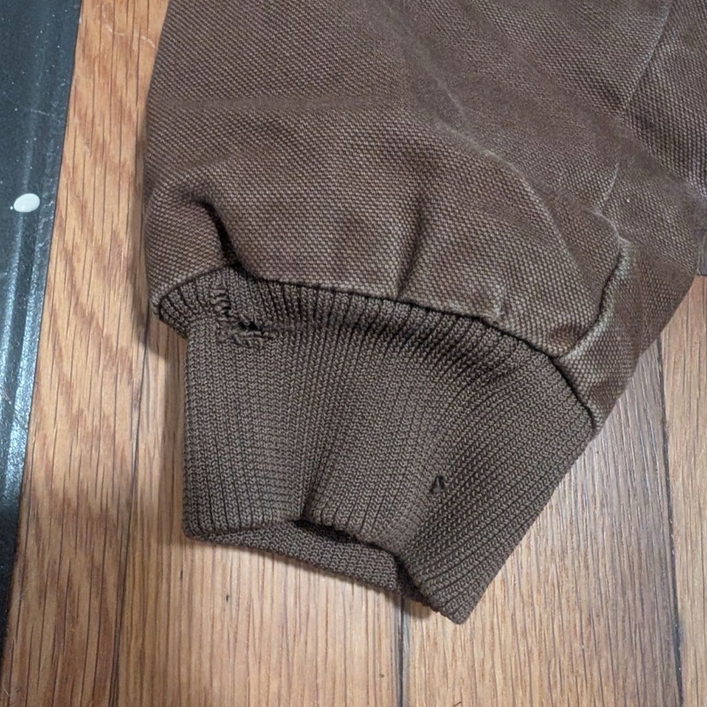 Men's Brown Hooded Jacket - Picture 4 of 5